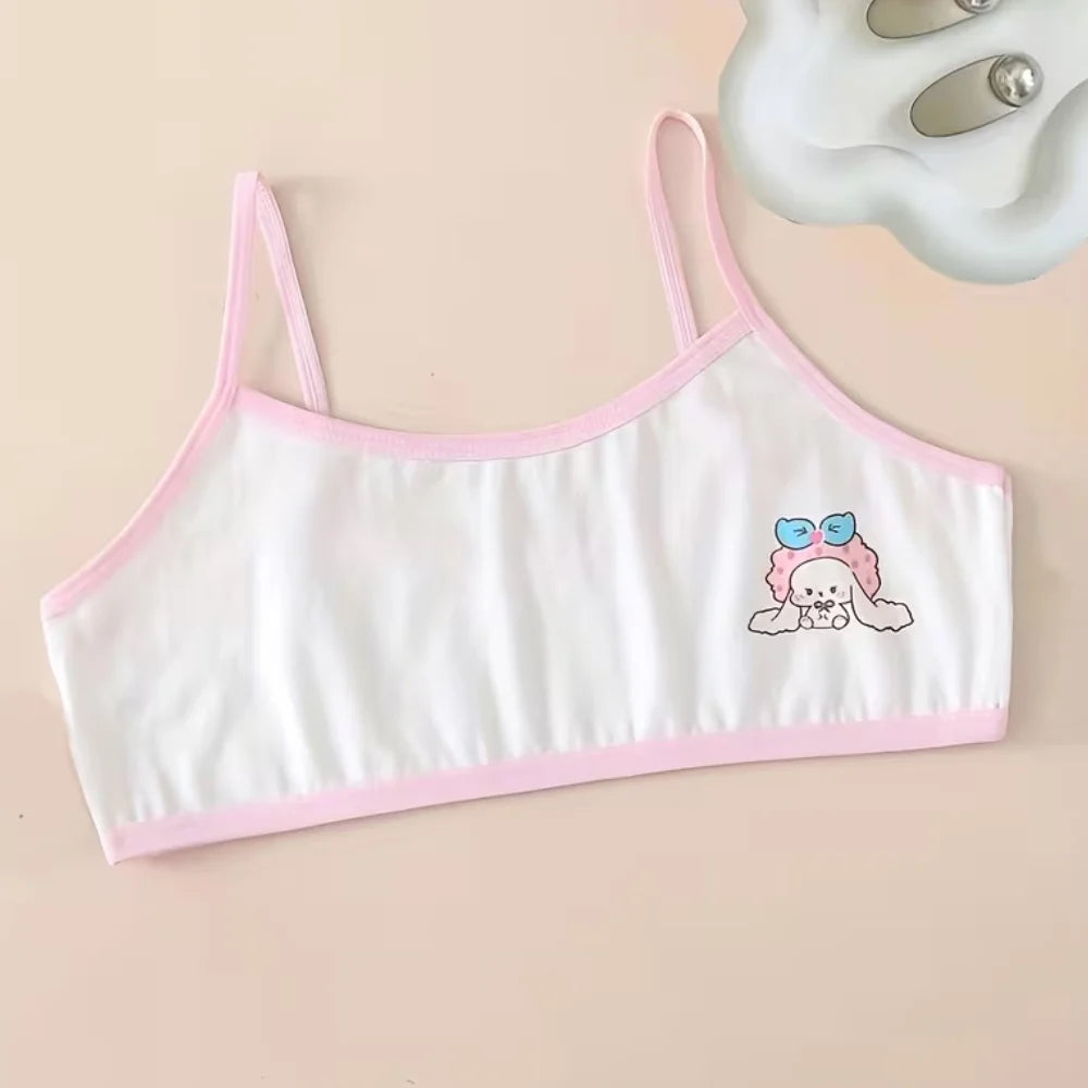Pack Of 3 Teenage Girls Cotton Training Bra – Non Padded, Steel-Free Bra, Everyday Comfort
