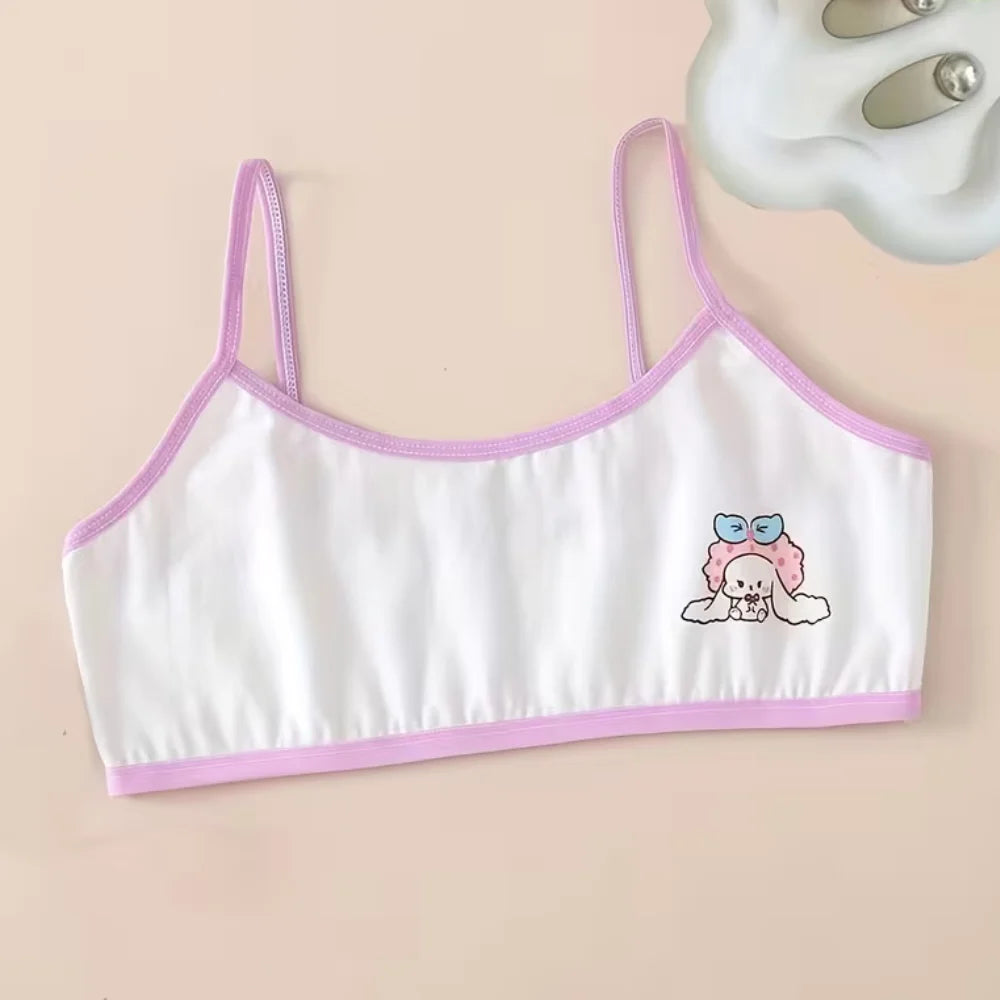 Pack Of 3 Teenage Girls Cotton Training Bra – Non Padded, Steel-Free Bra, Everyday Comfort